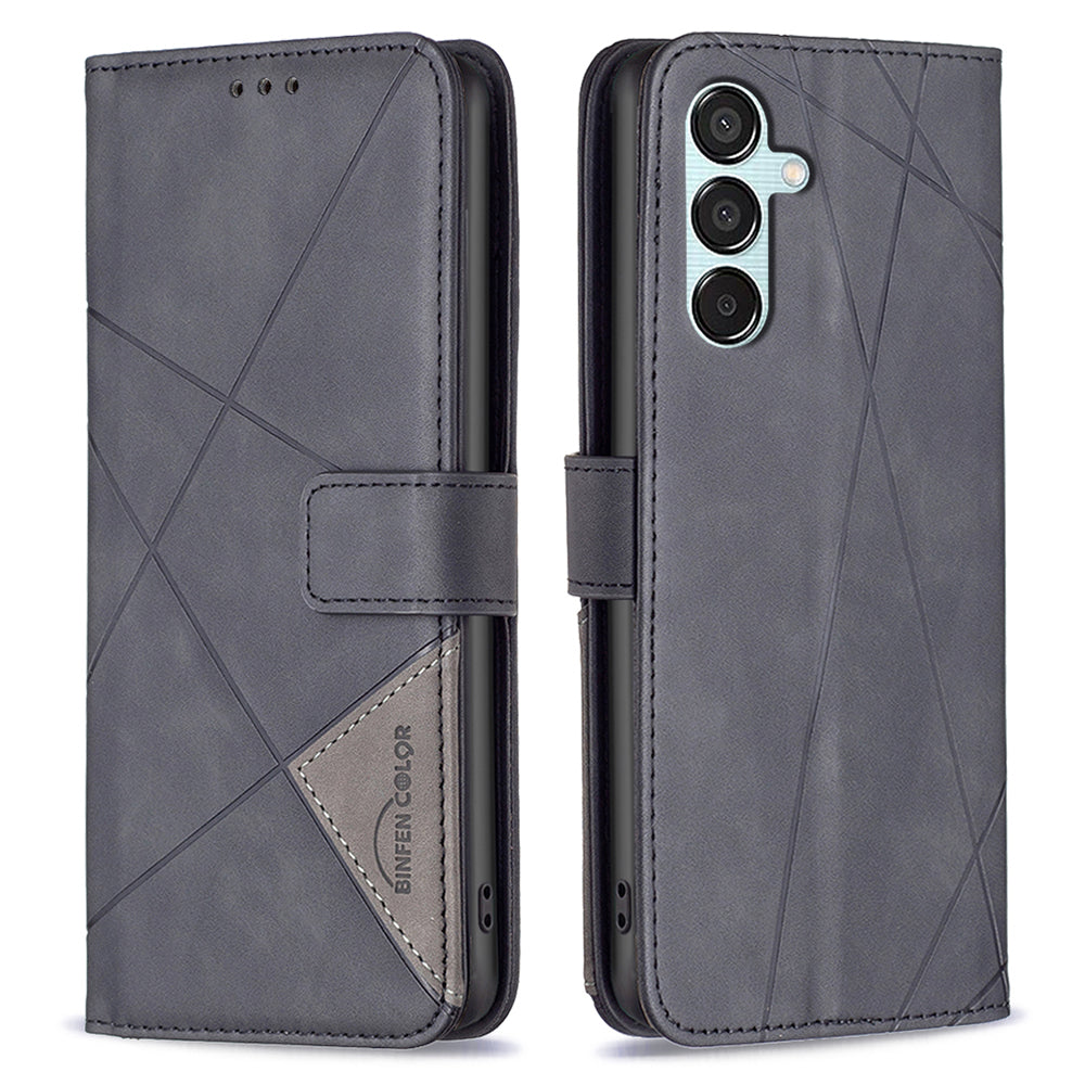 BINFEN COLOR BF05 For Samsung Galaxy M15 5G Imprinted Case PU Leather Wallet Phone Cover BINFEN COLOR BF05 For Samsung Galaxy M15 5G Imprinted Case PU Leather Wallet Phone Cover